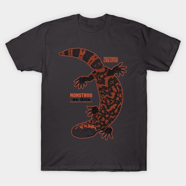Gila Monster T-Shirt by ProcyonidaeCreative